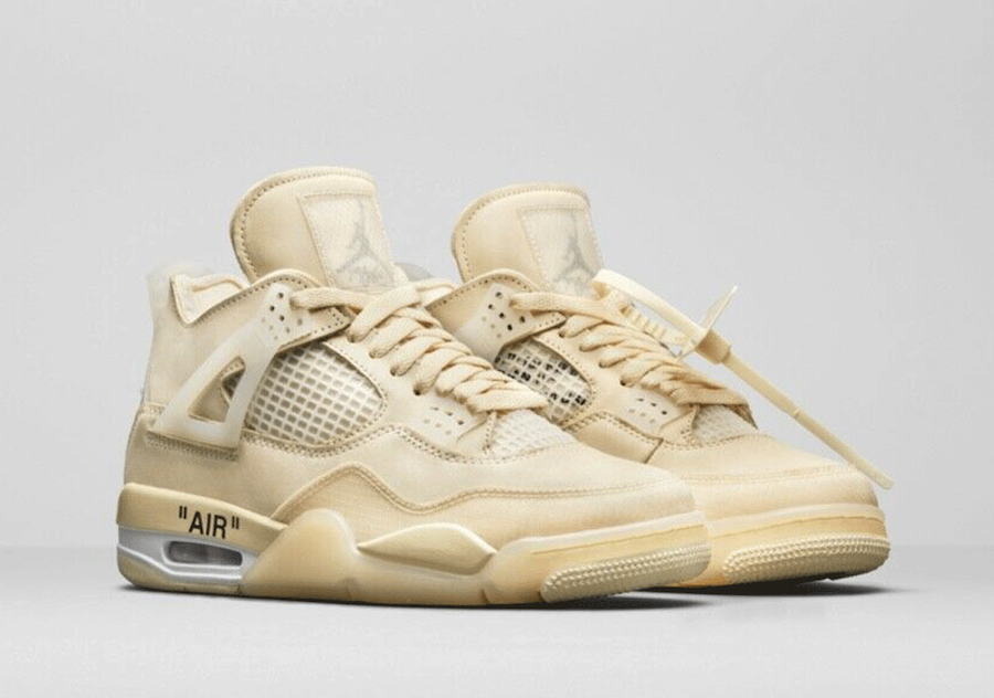 jordans retro 4 off white