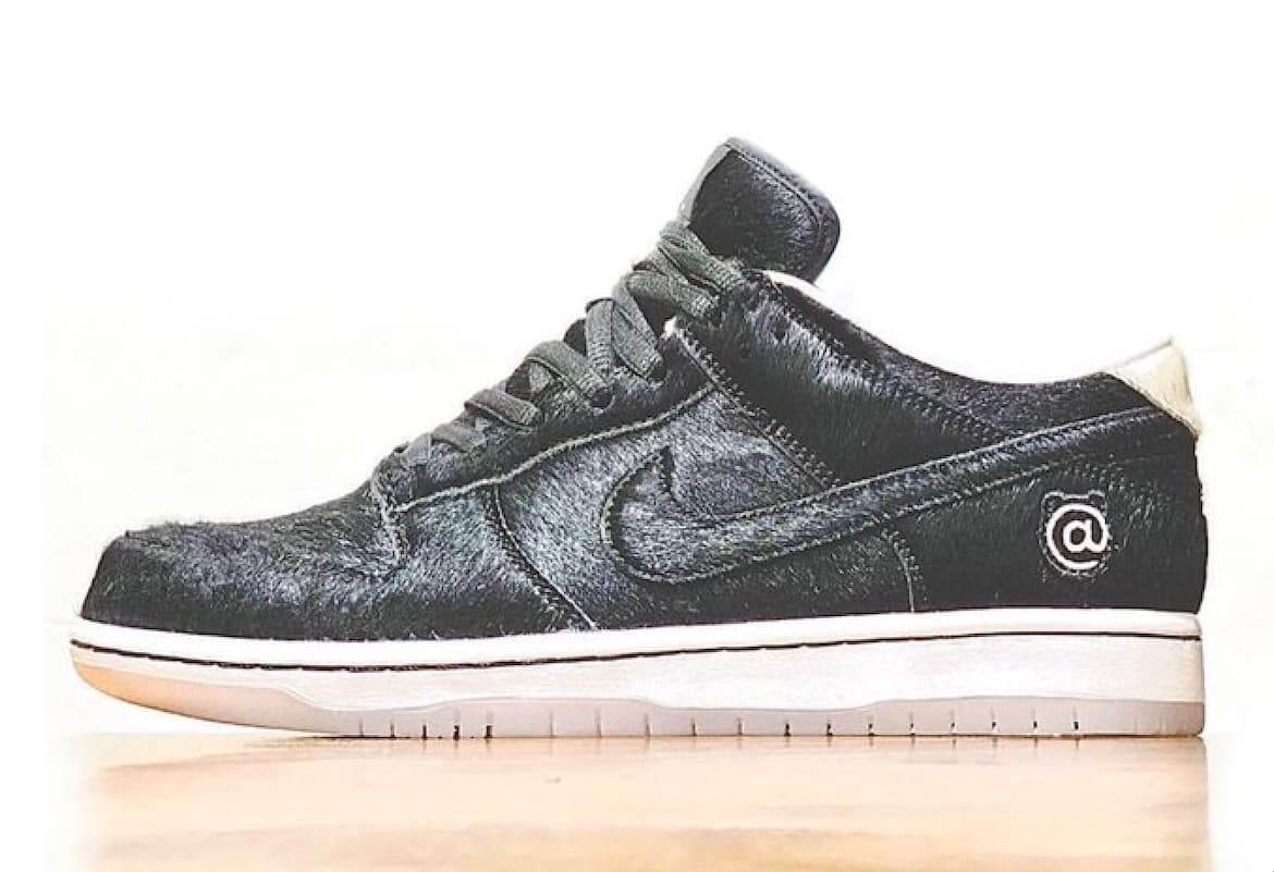 dunk low x medicom toy