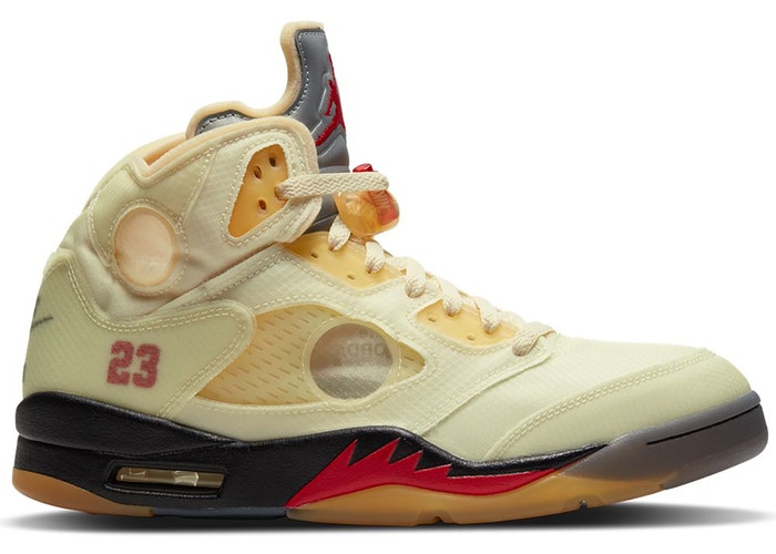 Off-White x Air Jordan 5 Retro Sail 