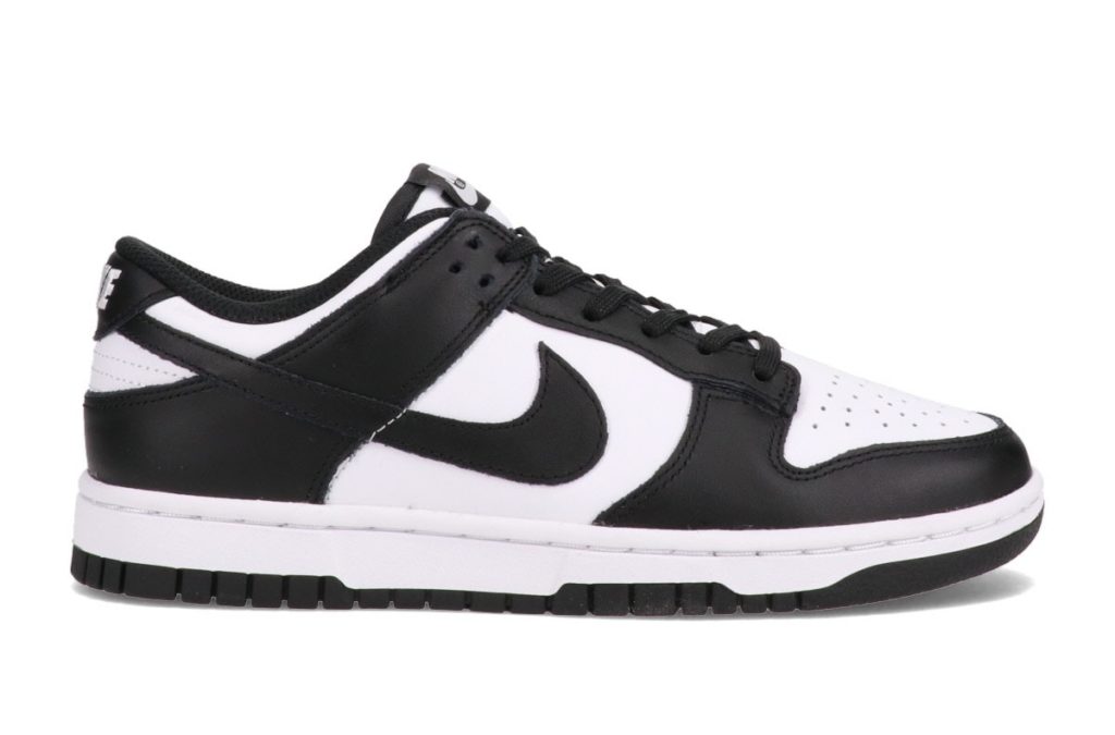 nike dunk black and white