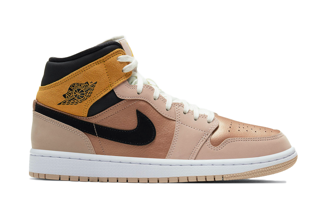 wmns 1 mid se particle beige bronze toe