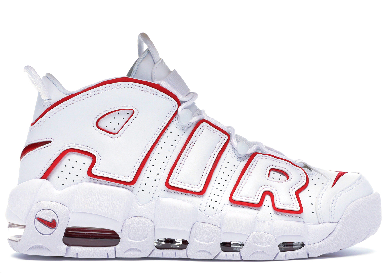 Nike Air More Uptempo White Varsity Red 