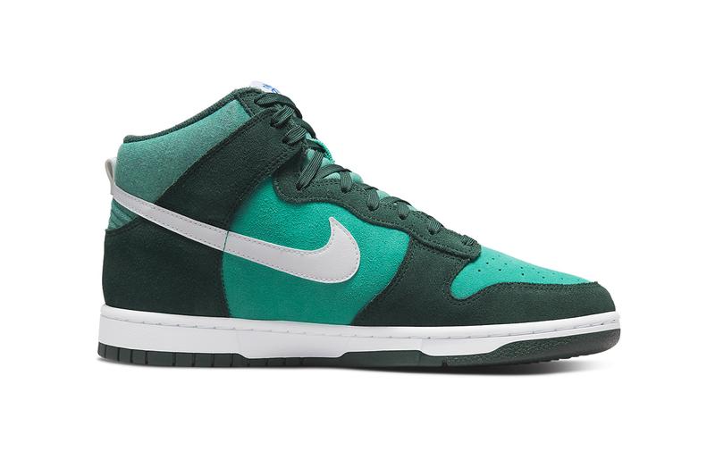 emerald green dunks