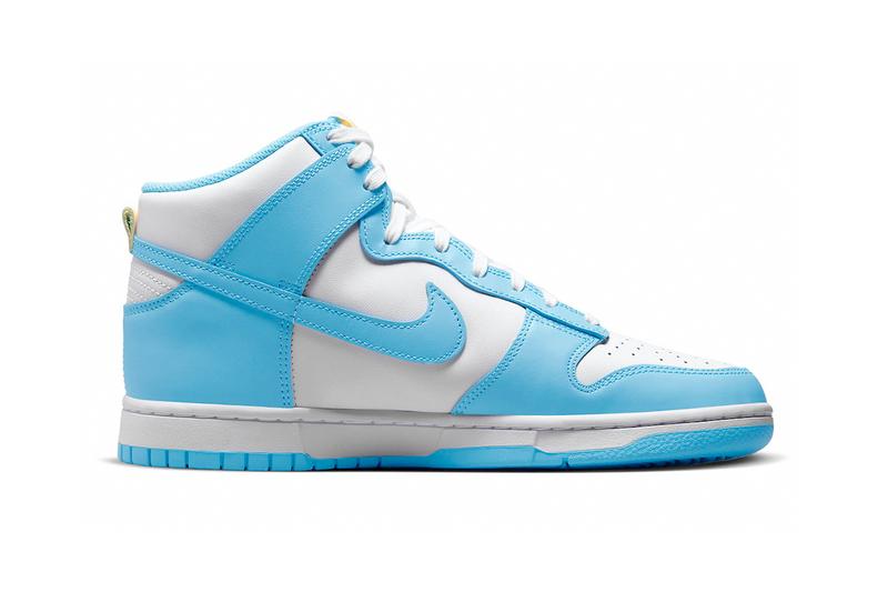 hightop blue dunks