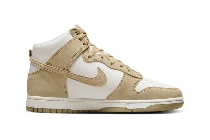 nike dunk high all white