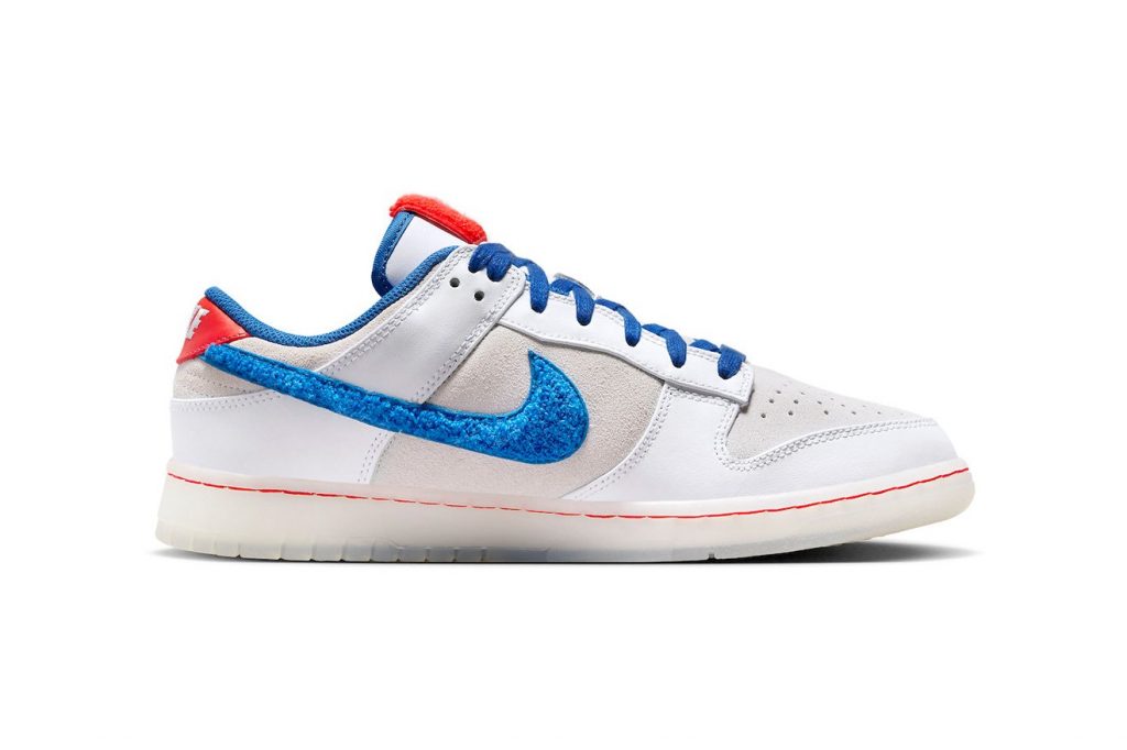 Nike Dunk Low Retro PRM Year of the Rabbit White Crimson Varsity Royal ...