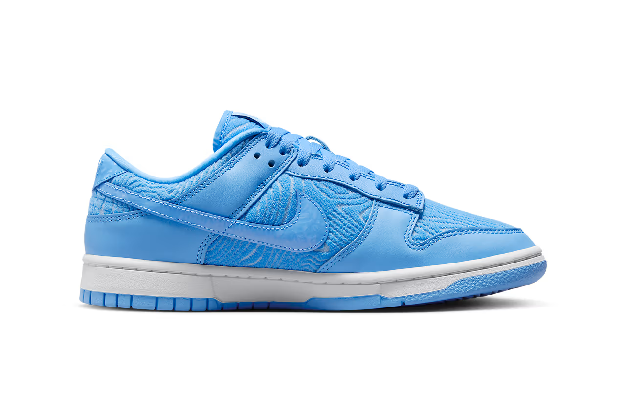 dunk low university blue shirt