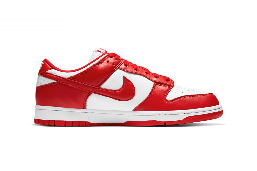 dunk low university red