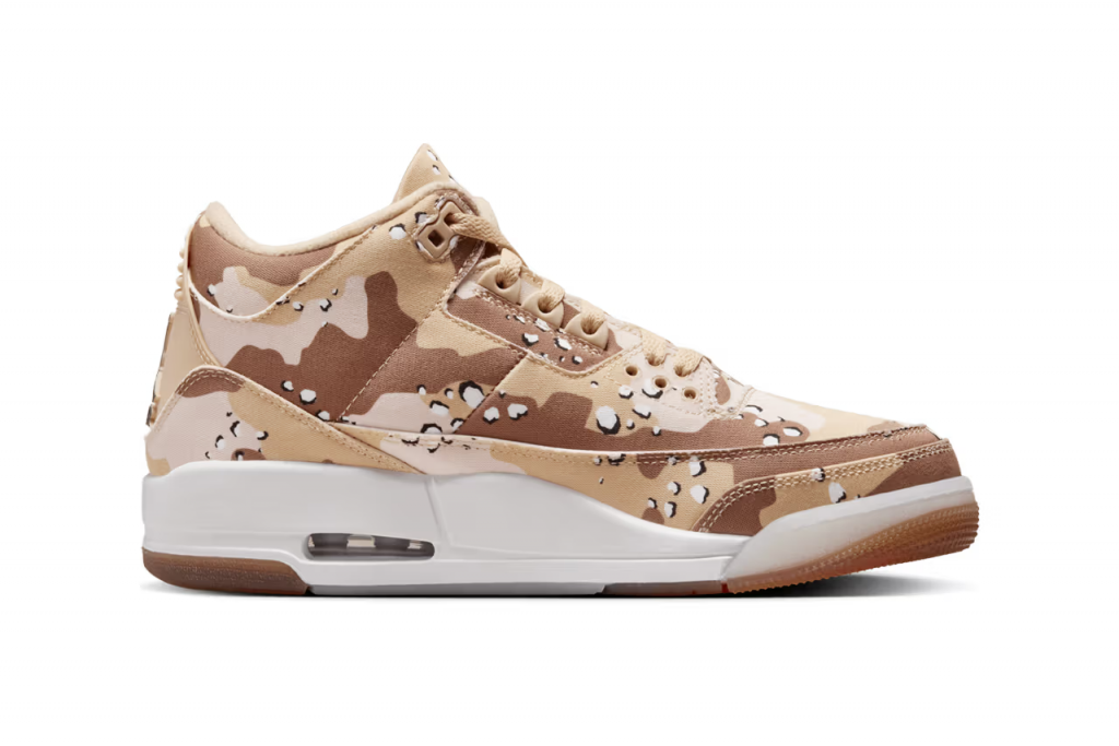 camo jordan 3